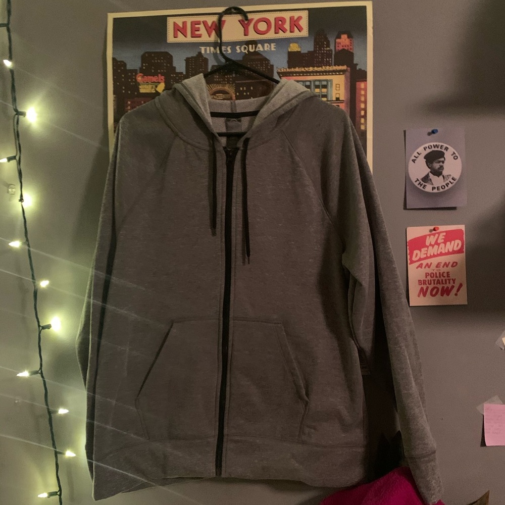 Gray hoodie